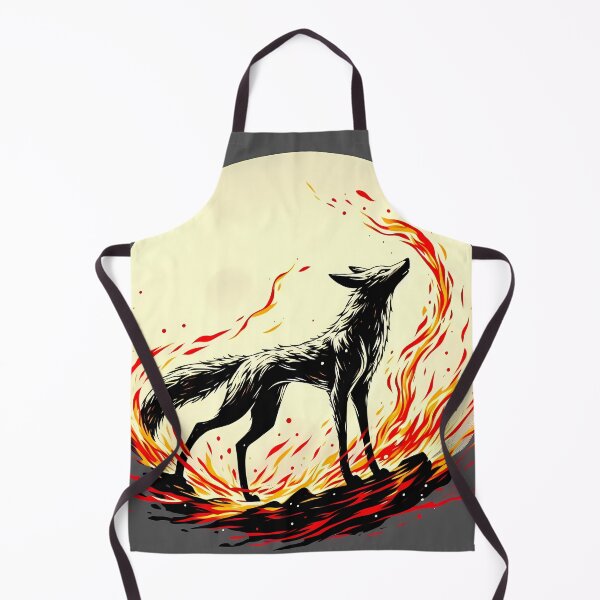 Item preview, Fire Jackal, Ai Generated Art    designed and sold by ACC .