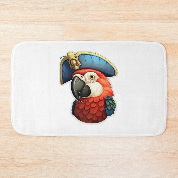 Item preview, Kawaii Pirate Dangerous Rough Caribbean Parrot Jack Sparrow Animal designed and sold by SMARTKIT  DESIGNAGENCY.