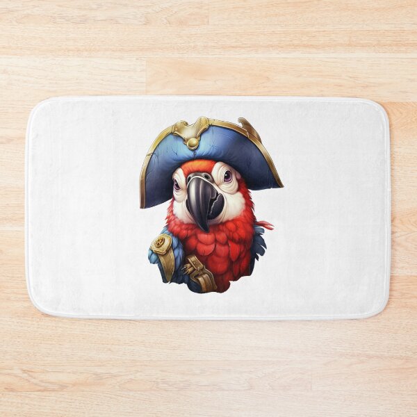 Item preview, Kawaii Pirate Dangerous Rough Caribbean Parrot Jack Sparrow Animal designed and sold by SMARTKIT  DESIGNAGENCY.