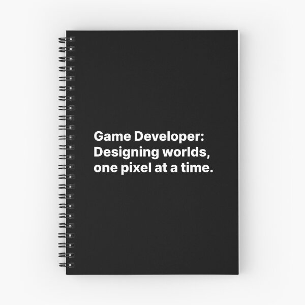 Item preview, Game Developer: Designing worlds one pixel at a time. designed and sold by darkskygear.