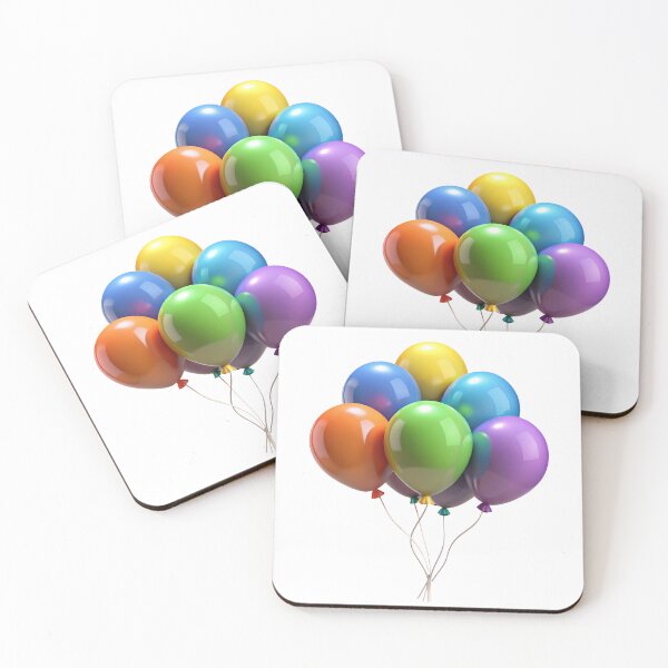 Item preview, Set of Colorful Balloons designed and sold by natalielaf.