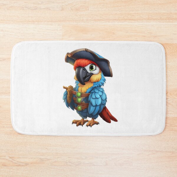 Item preview, Kawaii Pirate Dangerous Rough Caribbean Parrot Jack Sparrow Animal designed and sold by SMARTKIT  DESIGNAGENCY.