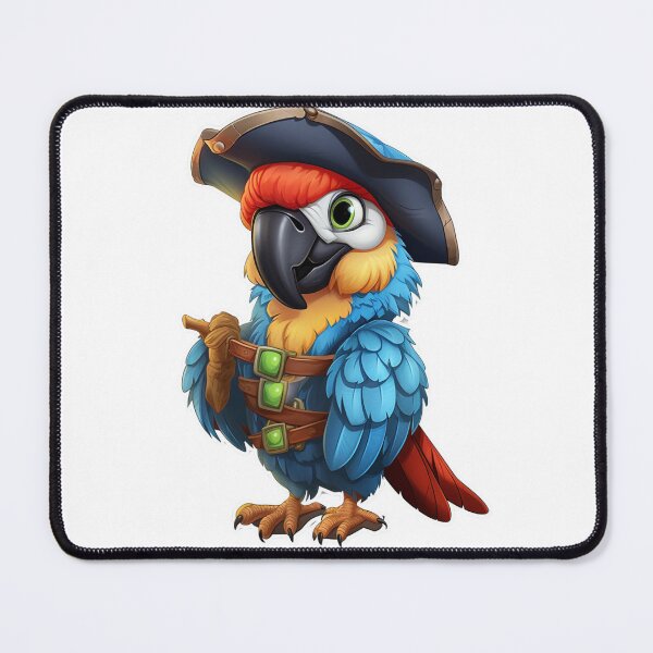 Item preview, Kawaii Pirate Dangerous Rough Caribbean Parrot Jack Sparrow Animal designed and sold by SMARTKIT DESIGNAGENCY.