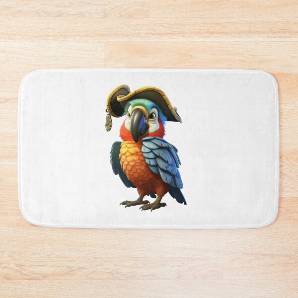 Item preview, Kawaii Pirate Dangerous Rough Caribbean Parrot Jack Sparrow Animal designed and sold by SMARTKIT  DESIGNAGENCY.