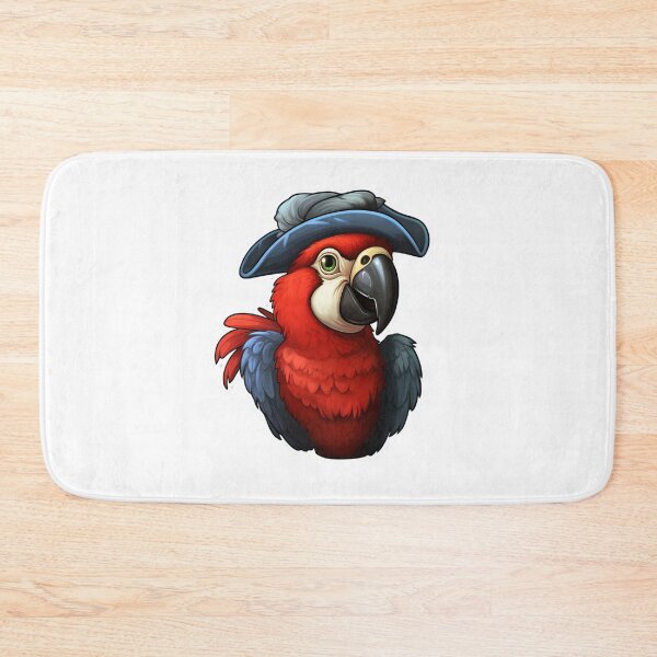 Item preview, Kawaii Pirate Dangerous Rough Caribbean Parrot Jack Sparrow Animal designed and sold by SMARTKIT  DESIGNAGENCY.