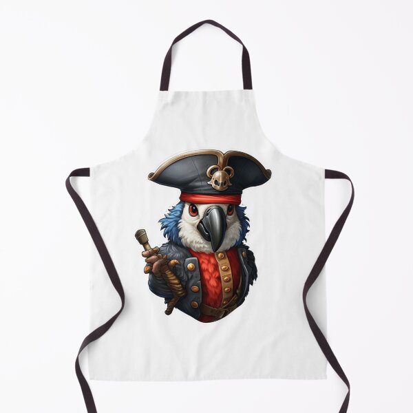 Item preview, Kawaii Pirate Dangerous Rough Caribbean Parrot Jack Sparrow Animal designed and sold by SMARTKIT DESIGNAGENCY.