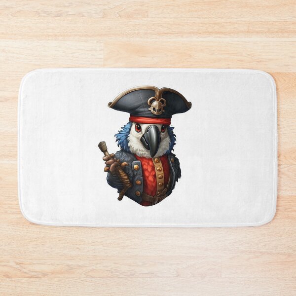 Item preview, Kawaii Pirate Dangerous Rough Caribbean Parrot Jack Sparrow Animal designed and sold by SMARTKIT  DESIGNAGENCY.