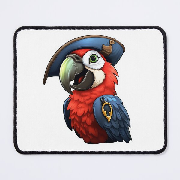 Item preview, Kawaii Pirate Dangerous Rough Caribbean Parrot Jack Sparrow Animal designed and sold by SMARTKIT  DESIGNAGENCY.