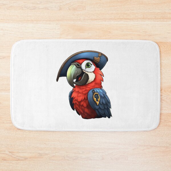 Item preview, Kawaii Pirate Dangerous Rough Caribbean Parrot Jack Sparrow Animal designed and sold by SMARTKIT  DESIGNAGENCY.