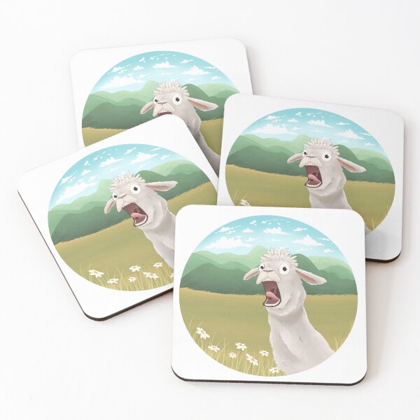 Item preview, Llama Screaming designed and sold by ZeinalArt.