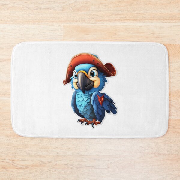 Item preview, Kawaii Pirate Dangerous Rough Caribbean Parrot Jack Sparrow Animal designed and sold by SMARTKIT  DESIGNAGENCY.