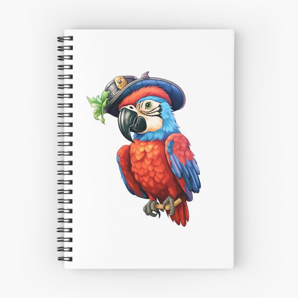 Item preview, Kawaii Pirate Dangerous Rough Caribbean Parrot Jack Sparrow Animal designed and sold by SMARTKIT  DESIGNAGENCY.