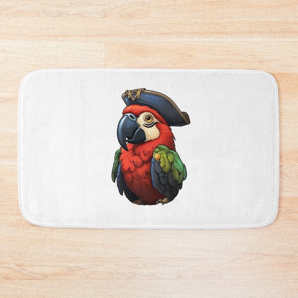 Item preview, Kawaii Pirate Dangerous Rough Caribbean Parrot Jack Sparrow Animal designed and sold by SMARTKIT  DESIGNAGENCY.