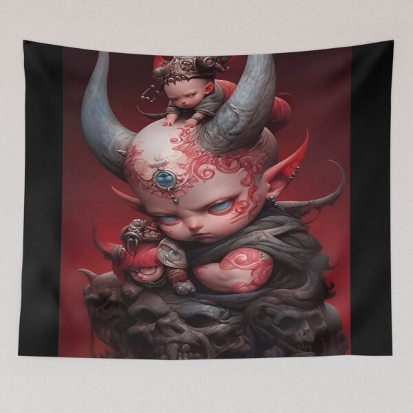 Item preview, Devil Kid in Dark World designed and sold by GrowDrak.