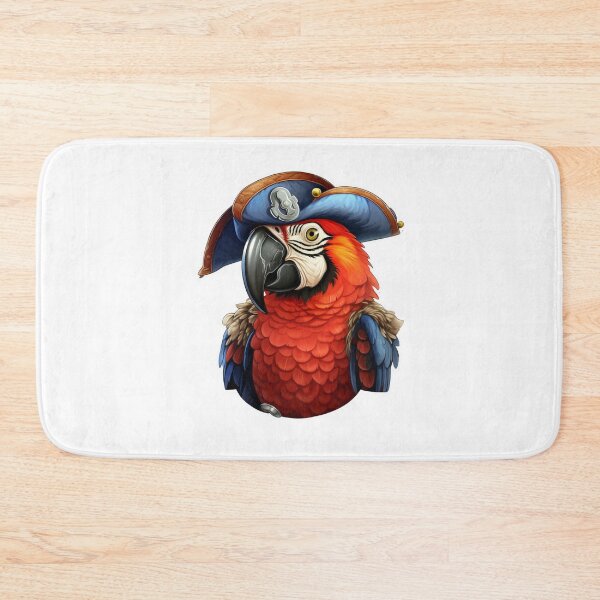 Item preview, Kawaii Pirate Dangerous Rough Caribbean Parrot Jack Sparrow Animal designed and sold by SMARTKIT  DESIGNAGENCY.