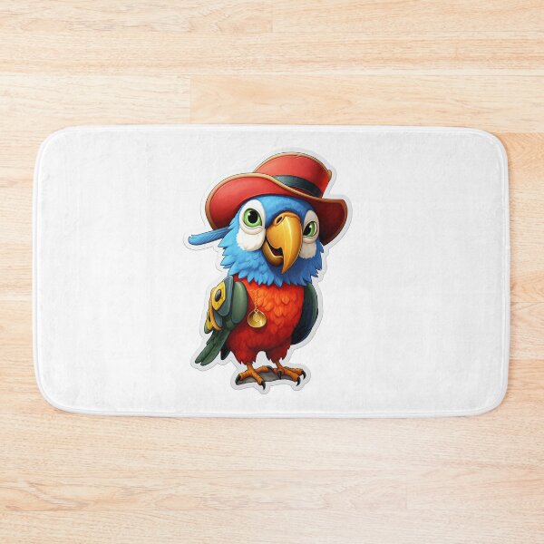 Item preview, Kawaii Pirate Dangerous Rough Caribbean Parrot Jack Sparrow Animal designed and sold by SMARTKIT  DESIGNAGENCY.