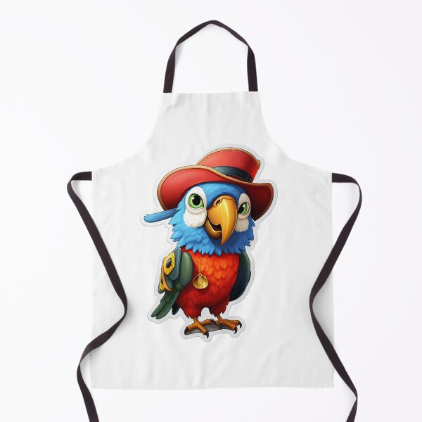 Item preview, Kawaii Pirate Dangerous Rough Caribbean Parrot Jack Sparrow Animal designed and sold by SMARTKIT DESIGNAGENCY.