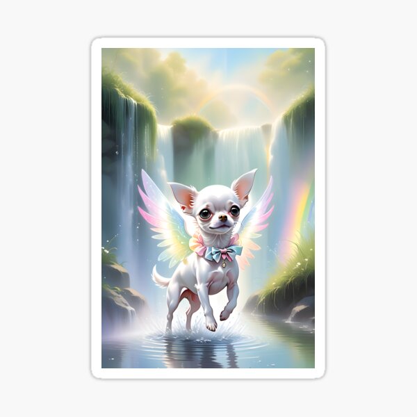 Item preview, Chihuahua Angel Hopeful in Heaven designed and sold by ImmortalCute.
