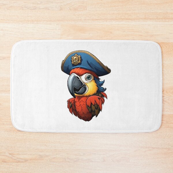 Item preview, Kawaii Pirate Dangerous Rough Caribbean Parrot Jack Sparrow Animal designed and sold by SMARTKIT  DESIGNAGENCY.