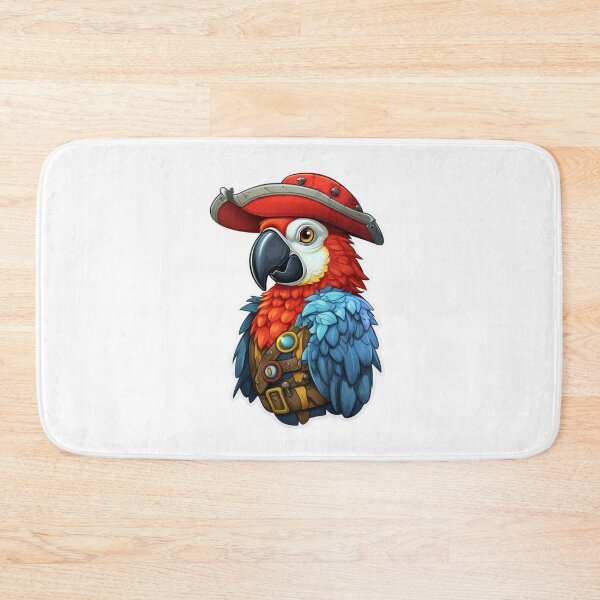 Item preview, Kawaii Pirate Dangerous Rough Caribbean Parrot Jack Sparrow Animal designed and sold by SMARTKIT  DESIGNAGENCY.
