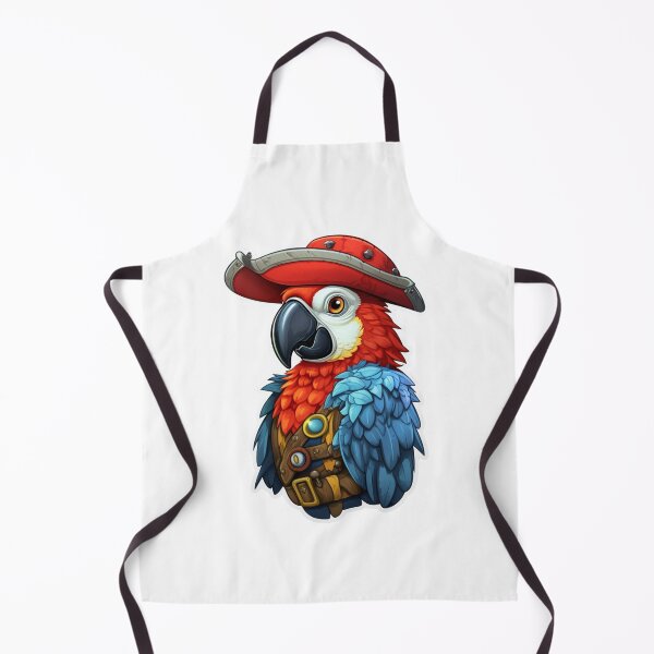 Item preview, Kawaii Pirate Dangerous Rough Caribbean Parrot Jack Sparrow Animal designed and sold by SMARTKIT DESIGNAGENCY.