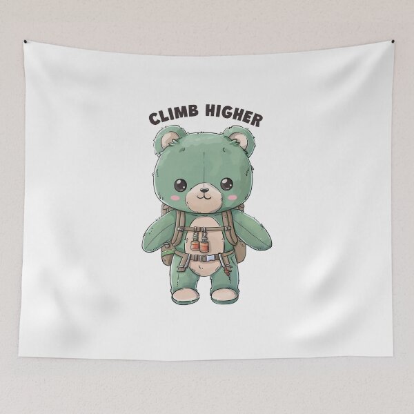 Item preview, Climb Higher: Teddy Bear designed and sold by PB-Sandwich.
