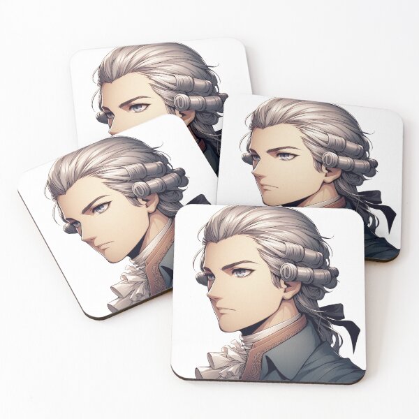 Item preview, Mozart Senpai Portrait designed and sold by Orchestral otaku.