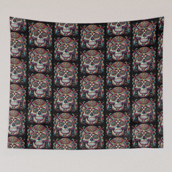 Item preview, Aztec Skull 8 designed and sold by LaNadaYFundante.