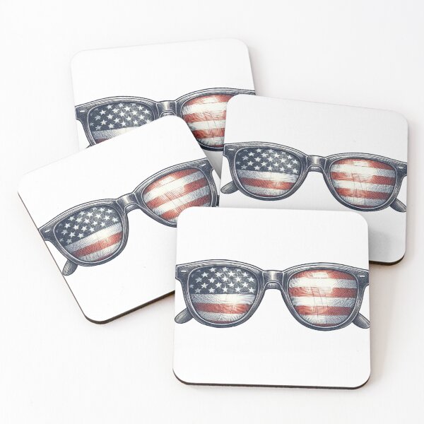 Item preview, American glasses designed and sold by Migue Design.