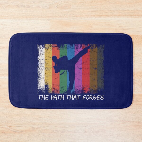 Item preview, Taekwondo Belts Silhouette of MMA Fighter Distressed Martial Arts Gift designed and sold by alenaz.