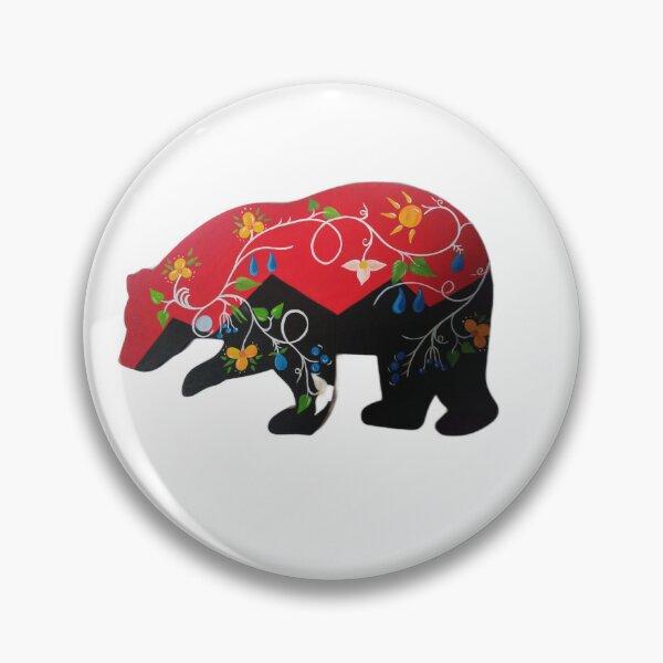 Item preview, Ojibwe Floral Bear designed and sold by RickyTics.