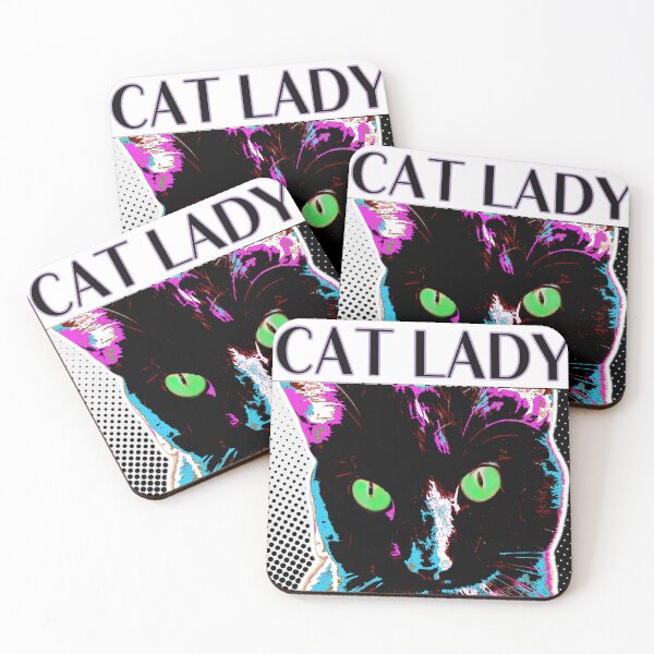 Item preview, CAT LADY POP ART designed and sold by dpenn.