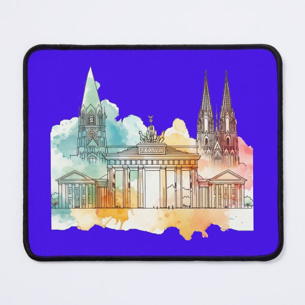 Item preview, Germany's Iconic Landmarks: Brandenburg Gate & Cologne Cathedral, designed and sold by PaintMeWorld.