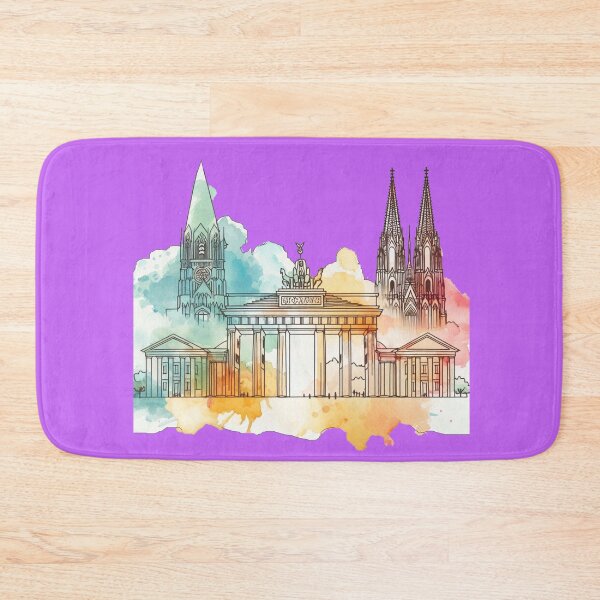 Item preview, Germany's Iconic Landmarks: Brandenburg Gate & Cologne Cathedral,    designed and sold by PaintMeWorld.
