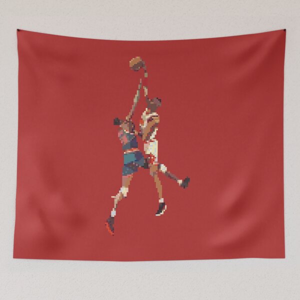 Item preview, Scottie Pippen dunks over Patrick Ewing designed and sold by pixelsports2.