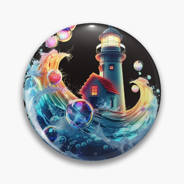 Item preview, A Lighthouse with Soap Bubbles designed and sold by  Artistry in Motion by MADsrecreation.