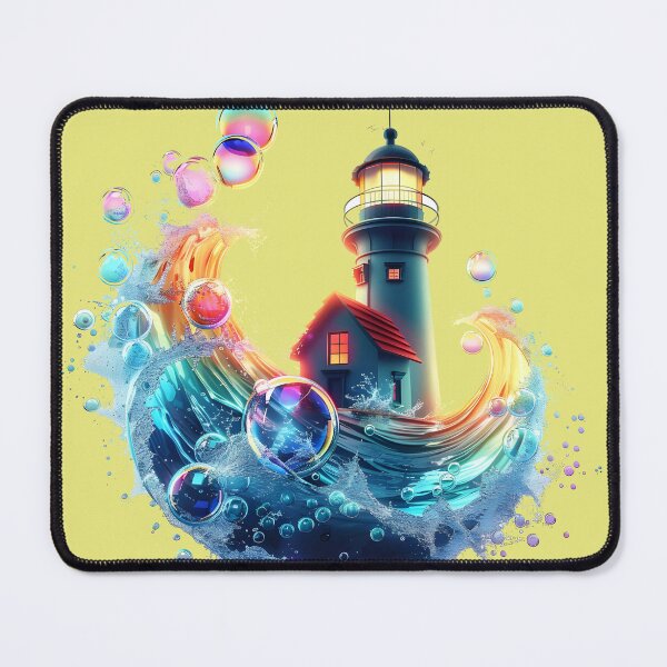 Item preview, A Lighthouse with Soap Bubbles designed and sold by MAD's Recreation Studio.