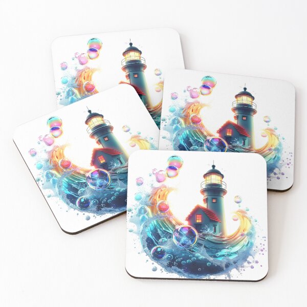 Item preview, A Lighthouse with Soap Bubbles designed and sold by  MAD's Recreation Studio.