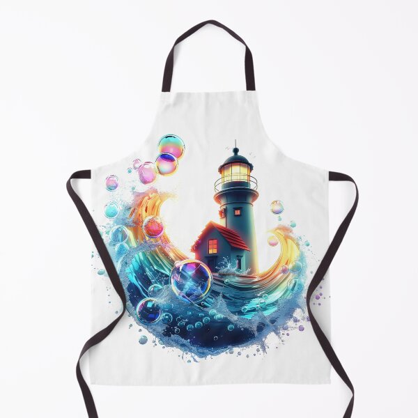Item preview, A Lighthouse with Soap Bubbles designed and sold by  MAD's Recreation Studio.