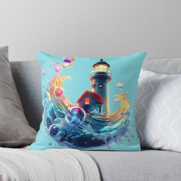 Item preview, A Lighthouse with Soap Bubbles designed and sold by  MAD's Recreation Studio.