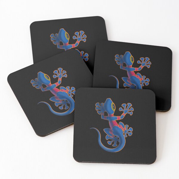 Item preview, Red Blue Gecko designed and sold by JDHardie.