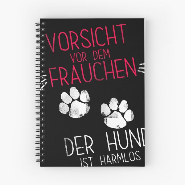 Artikelvorschau, Vorsicht Vor Dem Frauchen Der Hund Ist Harmlos Gassi T-Shirt entworfen und verkauft von Williamonart.