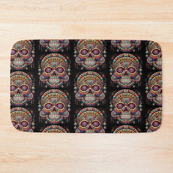 Item preview, Aztec Skull 10 designed and sold by LaNadaYFundante.