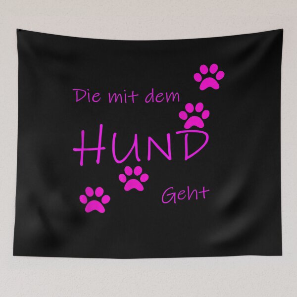 Item preview, Die mit dem Hund geht designed and sold by Williamonart.