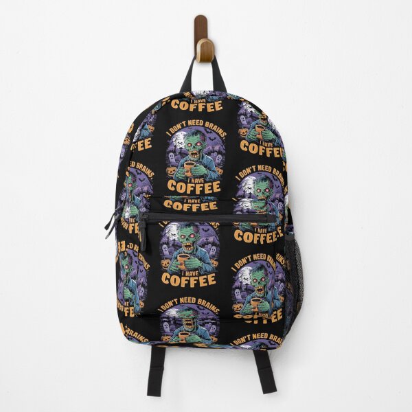 Item preview, Zombie Coffee Lover Halloween I Don't Need Brains designed and sold by Hananiah Merch.