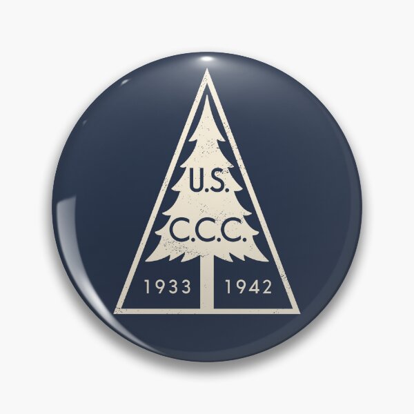 Item preview, Civilian Conservation Corps - Triangle Tree Badge designed and sold by deadmansupplyco.