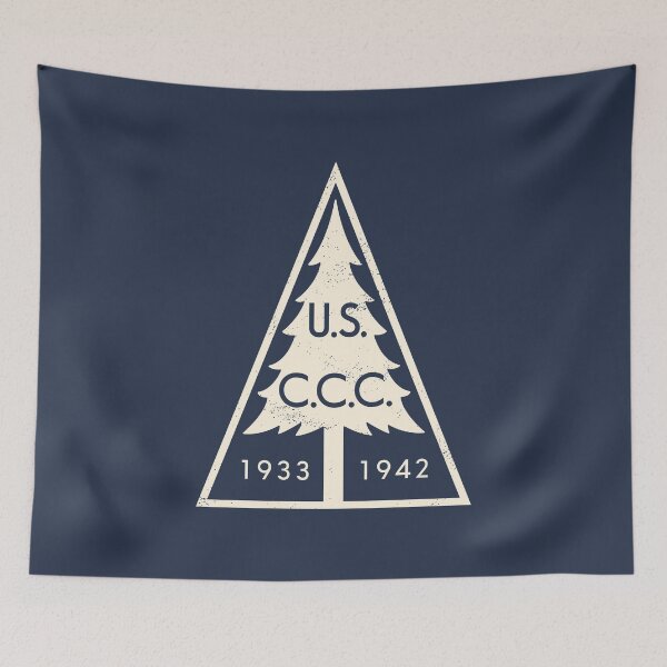 Item preview, Civilian Conservation Corps - Triangle Tree Badge designed and sold by deadmansupplyco.
