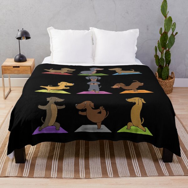 Item preview, Dachshund T-Shirt Funny Dogs in Yoga Poses Sport, designed and sold by Williamonart.