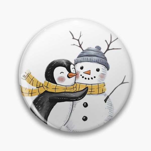 Item preview, pinguin and snowman designed and sold by JMMR.