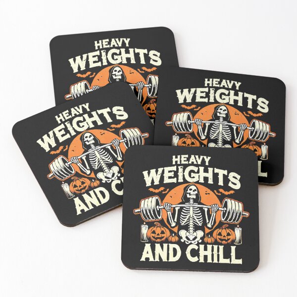 Item preview, Heavy Weights and Chill Halloween Fitness designed and sold by Printend _.
